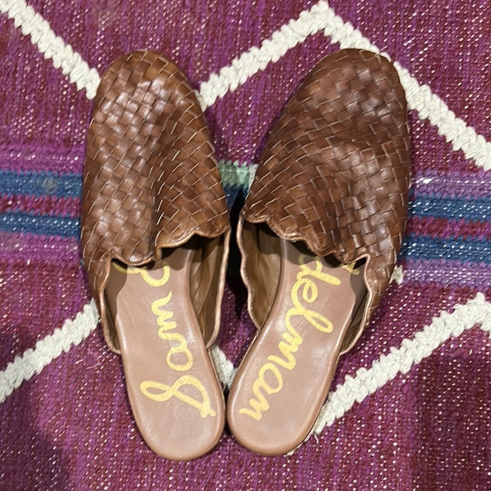 Sam Edelman Brown Woven Women's Shoes EUC size 11